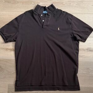 Men’s Polo by Ralph Lauren Dark Brown Polo Shirt
